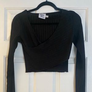 Princess Polly crop long sleeve top
